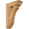 Ekena Millwork Imperial Traditional Rough Sawn Bracket w/ Offset Brace, Western Red Cedar, 6"W x 16"D x 24"H BKT0604X16X24IMP01RWR - alternate 1